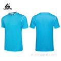 Design unissex barato sua própria camiseta esportiva simples